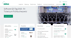 Desktop Screenshot of imbus.de